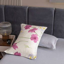 Комплект постельного белья Сатин с Одеялом 100% хлопок на резинке OBR155 Евро/50-70 2 шт - Ситрейд фото 6