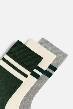 PACK OF 3 STRIPED SOCKS - Zara фото 3