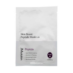 Антивозрастная тканевая маска с пептидами Skin Boost Peptide Mask 1.0 JMsolution, Корея, 30 мл Акция
