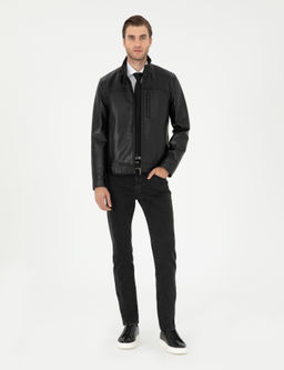 Siyah Deri Ceket - Pierre cardin фото 4