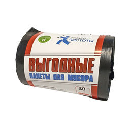 Цена за 2 шт. Мешки для мусора 45*55 30л 25мкм 30шт (2675)