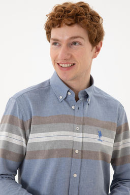 Erkek Gri Uzun Kollu G_mlek