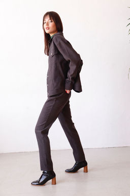 Martichelli Рубашка в стиле сафари антрацит фото 17