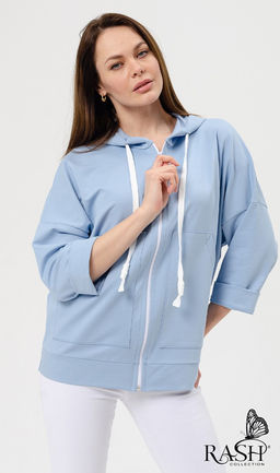 Парка "Экзюпери" голубая Цвет:Голубой