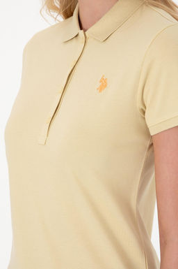 Kad_n A__k Haki Basic Polo Yaka Ti__rt Sepette S_rpriz _ndirim