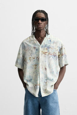 ABSTRACT PRINT SHIRT - Zara фото 10