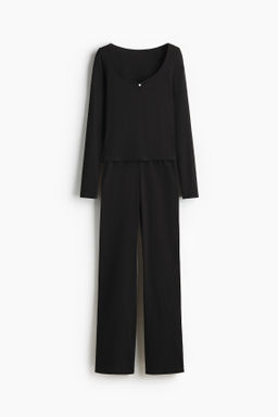 Pijama en pointelle de algod?n