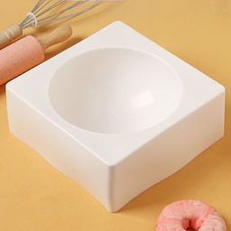 Форма для муссовых десертов и выпечки KONFINETTA Полусфера, силикон, 19,4?8 см, d=16 см. цвет белый