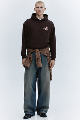 Sudadera con motivo y capucha Relaxed Fit - H&m фото 6