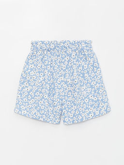 Beli Lastikli Desenli K?z ?ocuk ?ort - Waikiki фото 2