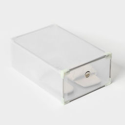 Коробка для хранения обуви выдвижная Доляна Large size, 2133,512 см, 3 шт, цвет белый  фото 8