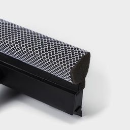 Окномойка с телескопической алюминиевой ручкой и сгоном Доляна, 20860(97) см, рабочая поверхность 20 см, поролон  фото 16