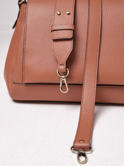 Сумка сэтчел Deboro 30923 коричневый камень