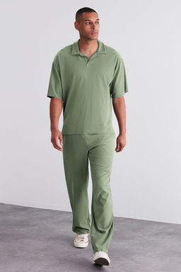 TRENDYOL MAN Limited Edition Siyah Straight Fit Dokulu Gizli Kordonlu Tek Parca Esofman Alt? TMNSS23EA00013 - Trendyolmilla фото 41