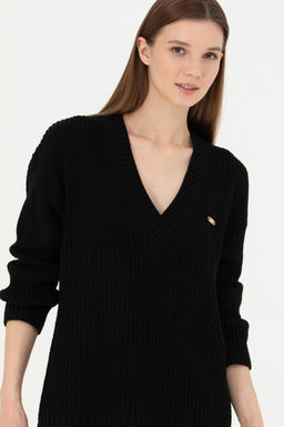 Женский черный свитер - U.s. polo assn фото 10