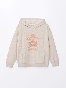 Kap??onlu K?z ?ocuk Sweatshirt