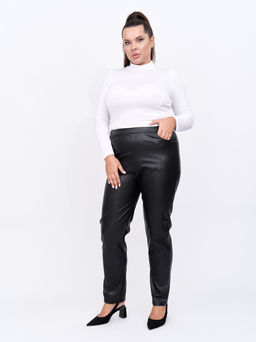 Брюки из эко-кожи ZBB32209BLK01 - Артесса фото 6