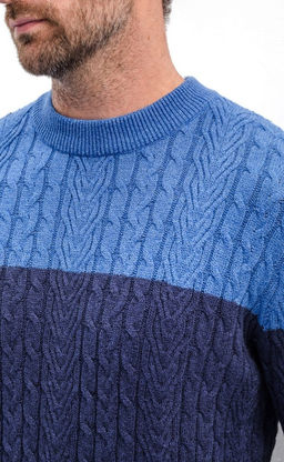 Джемпер мужской Р321-15613 синий - Primm фото 3