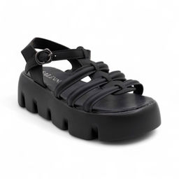 Женские босоножки L38-3GY черные