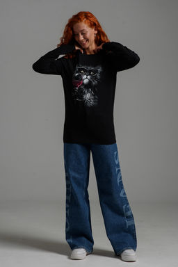 8541 Футболка с длинным рукавом женская