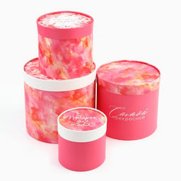 Набор шляпных коробок 4 в 1 «Для тебя», 12×12×12 - 20×20×20 см