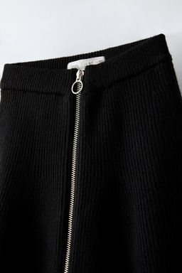 KNIT SKIRT WITH ZIP - Zara фото 3