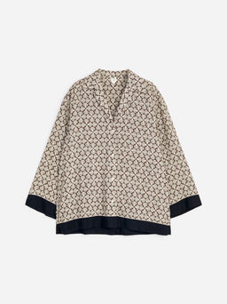 Camisa resort en mezcla de lyocell