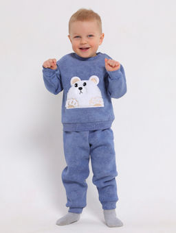 Костюм для мальчика с начесом Футер - Оптима фото 5