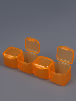 Органайзер для хранения мелочей, 28 ячеек, 17.5×10.5×2.5 см, разноцветный