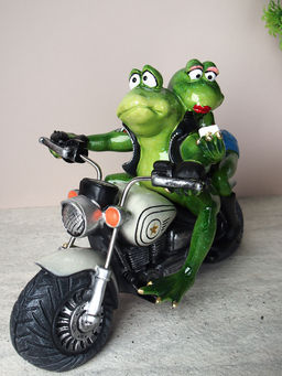 Фигурка Лягушки на мотоцикле 18,5 см / YX89004 /уп 6/ - Галеонтрейд фото 2