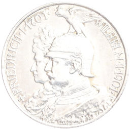 2 марки 1901 года Германия (Пруссия) 200 лет Пруссии