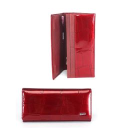 Кошелек женский натуральная кожа Henghuang-BE 501-1, 7отд, 9карм, красный SALE 245342