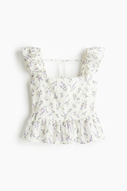 Blusa con lazada y peplum - H&m фото 2