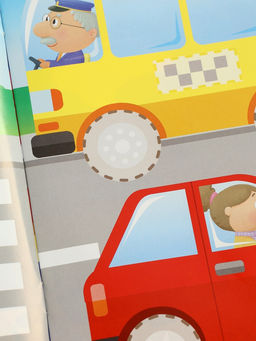 Цена за 3 шт. Книжка с наклейками "Едем, летим, плывём", 16 стр