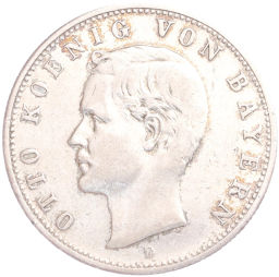 2 марки 1907 года D Германия (Бавария)