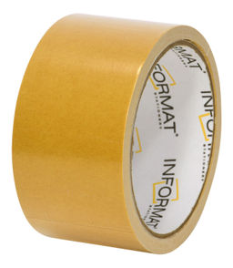 Клейкая лента двусторонняя INFORMAT 50 мм х 10 м, 70 мкм, прозрачная