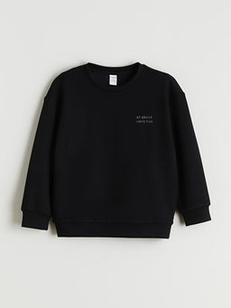 Bisiklet Yaka Erkek ?ocuk Sweatshirt