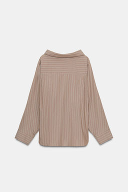 OVERSIZE POPLIN SHIRT - Zara фото 7