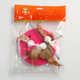 Дразнилка на основании Праздничная, 15 см, коричневая/белая/розовая - Пижон фото 5