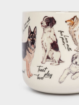 Кружка, 400 мл, фарфор N, бело-серая, Собаки, Pets - Anna lafarg фото 7