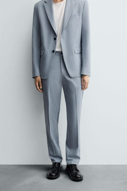 SLIM FIT SUIT TROUSERS - Zara фото 2