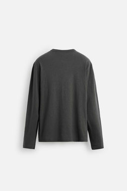 COTTON - HEMP T-SHIRT - Zara фото 16