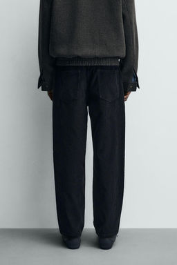 STRAIGHT-LEG CORDUROY TROUSERS - Zara фото 20