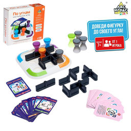 Настольная игра на логику По углам с карточками