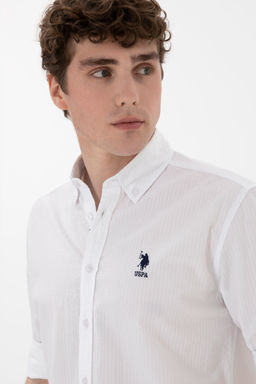 Erkek Beyaz Uzun Kollu G_mlek Sepette S_rpriz _ndirim - U.s. polo assn фото 16