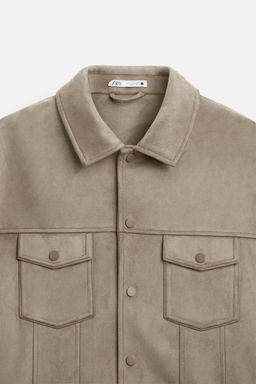 FAUX SUEDE JACKET - Zara фото 29