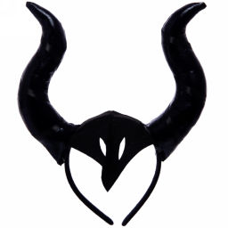 Цена за 2 шт. Ободок карнавальный "Дьяволёнок", черный микс