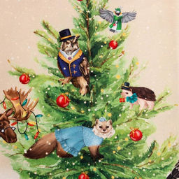Скатерть новогодняя «Этель» Noble Christmas, 150×220 +/-3 см с ГМВО, 100% хлопок, саржа 190 г/м²