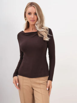 Джемпер женский KATHARINA KROSS KK-JP-003J-VI-шоколад