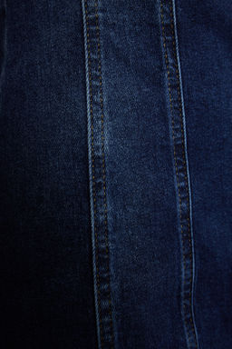 TRENDYOLMILLA Mavi Dikis Detayl? Fitted/Vucuda Oturan Mini Denim Elbise TWOSS24EL00284  фото 11